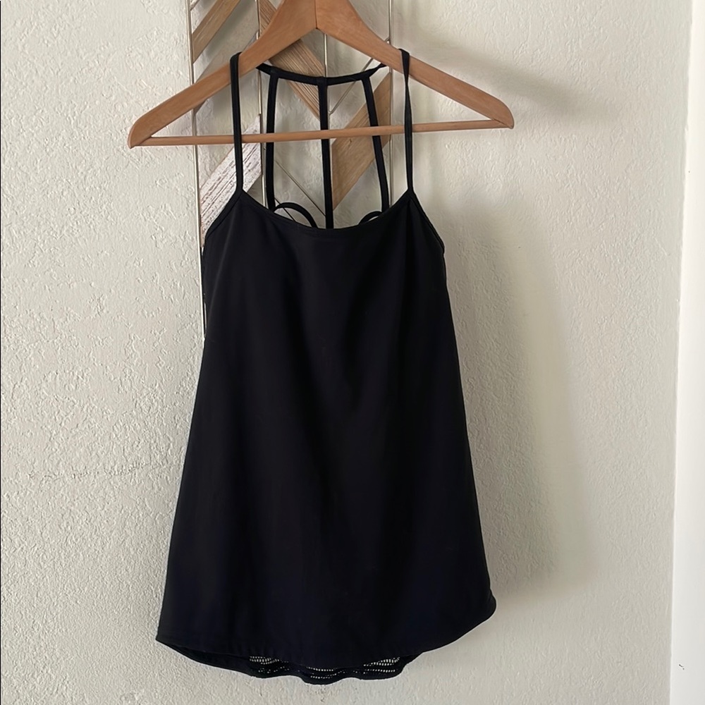 Zella mesh back strappy tank top
